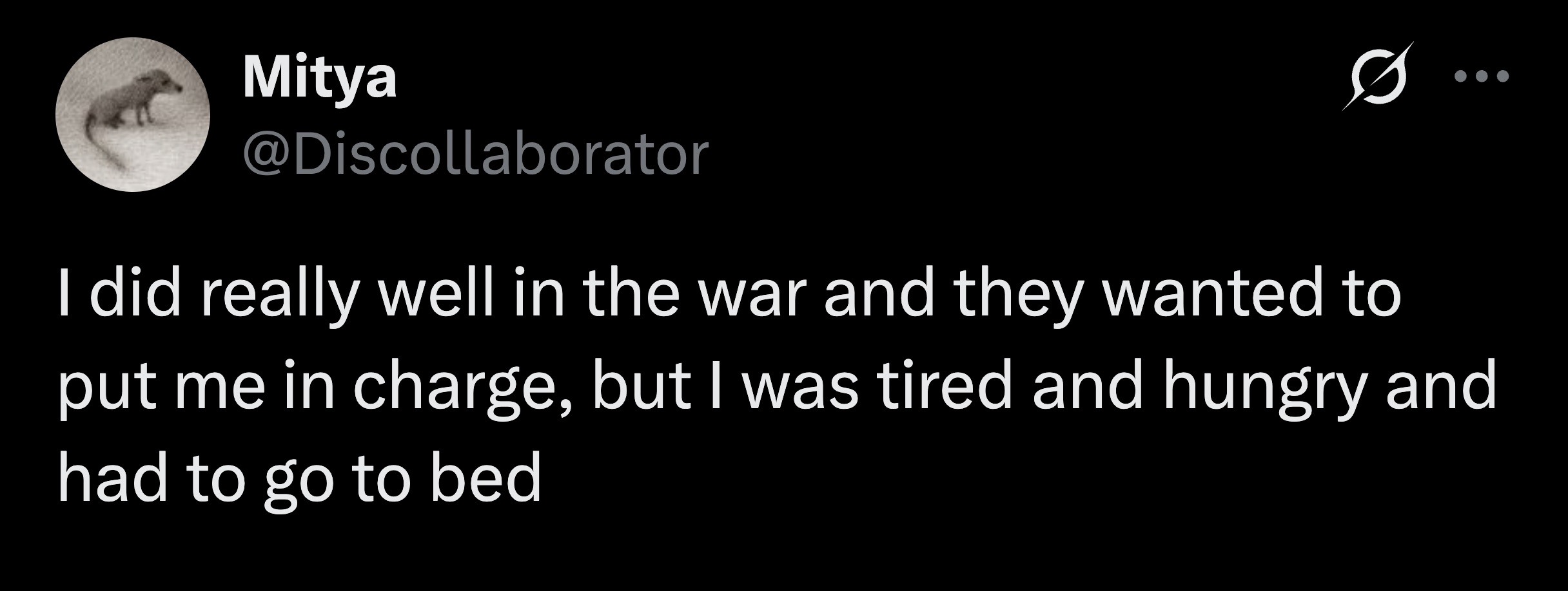 Quit while you're ahead.